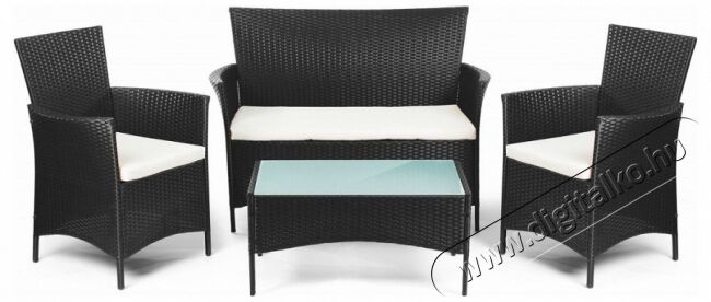 Fieldmann FDZN 6050-PR Rattan kerti bútor szett Háztartás / Otthon / Kültér - Kültér / kerti termék / grill - Kerti bútor - 336223