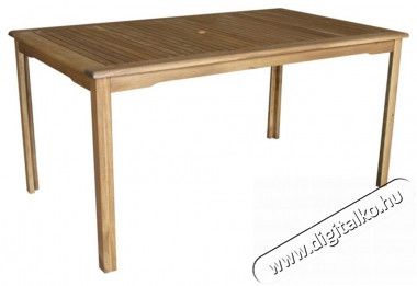 Fieldmann FDZN 4002-T kerti asztal 150 x 90 cm Háztartás / Otthon / Kültér - Kültér / kerti termék / grill - Kerti bútor