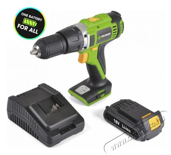 Fieldmann FDUV50150A AKKUS FÚRÓ-CSAVARÓZÓ Háztartás / Otthon / Kültér - Szerszám - Fúró / fúrókalapács - 343050