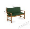 Fieldmann FDZN 9020 Párna padhoz Zöld Háztartás / Otthon / Kültér - Kültér / kerti termék / grill - Kiegészítő - 376104