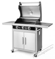 Fieldmann FZG 3005 Gáz grill 3 égős - Inox Háztartás / Otthon / Kültér - Kültér / kerti termék / grill - Kerti grill - 375957