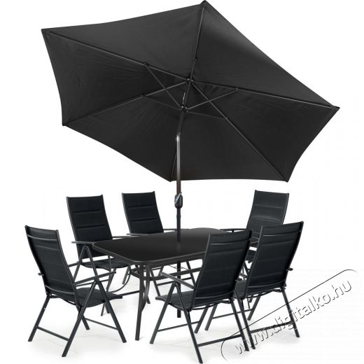 Fieldmann MELISA DARK - kerti bútor szett Háztartás / Otthon / Kültér - Kültér / kerti termék / grill - Kerti bútor - 375964