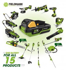 Fieldmann FZP 70505-0 akkumulátoros magassági ágvágó Háztartás / Otthon / Kültér - Kültér / kerti termék / grill - Láncfűrész - 451210