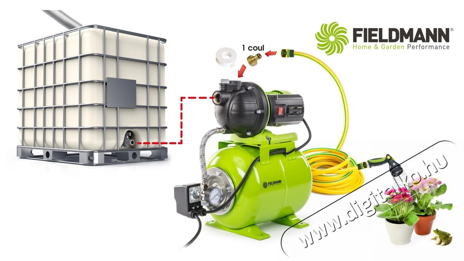 Fieldmann FVC 8520-EC H&aacute;zi V&iacute;zmű H&aacute;ztart&aacute;s / Otthon / K&uuml;lt&eacute;r - K&uuml;lt&eacute;r / kerti term&eacute;k / grill - Szivatty&uacute; - 531062