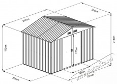 Fieldmann FZDO 1007 F&eacute;m Kerti T&aacute;rol&oacute; 7m2 H&aacute;ztart&aacute;s / Otthon / K&uuml;lt&eacute;r - Egy&eacute;b h&aacute;ztart&aacute;si term&eacute;k - 538184