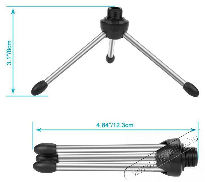 FIFINE K668 Fotó-Videó kiegészítők - Mikrofon - Fotó-videó mikrofon - 524775