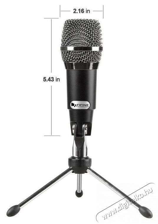 FIFINE K668 Fotó-Videó kiegészítők - Mikrofon - Fotó-videó mikrofon - 524775