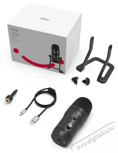 FIFINE K690 Fotó-Videó kiegészítők - Mikrofon - Fotó-videó mikrofon - 524771
