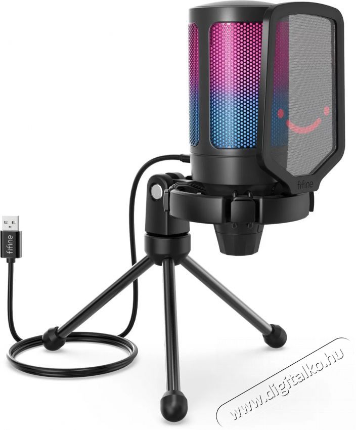 FIFINE A6V Fot&oacute;-Vide&oacute; kieg&eacute;sz&iacute;tők - Mikrofon - Fot&oacute;-vide&oacute; mikrofon - 524763