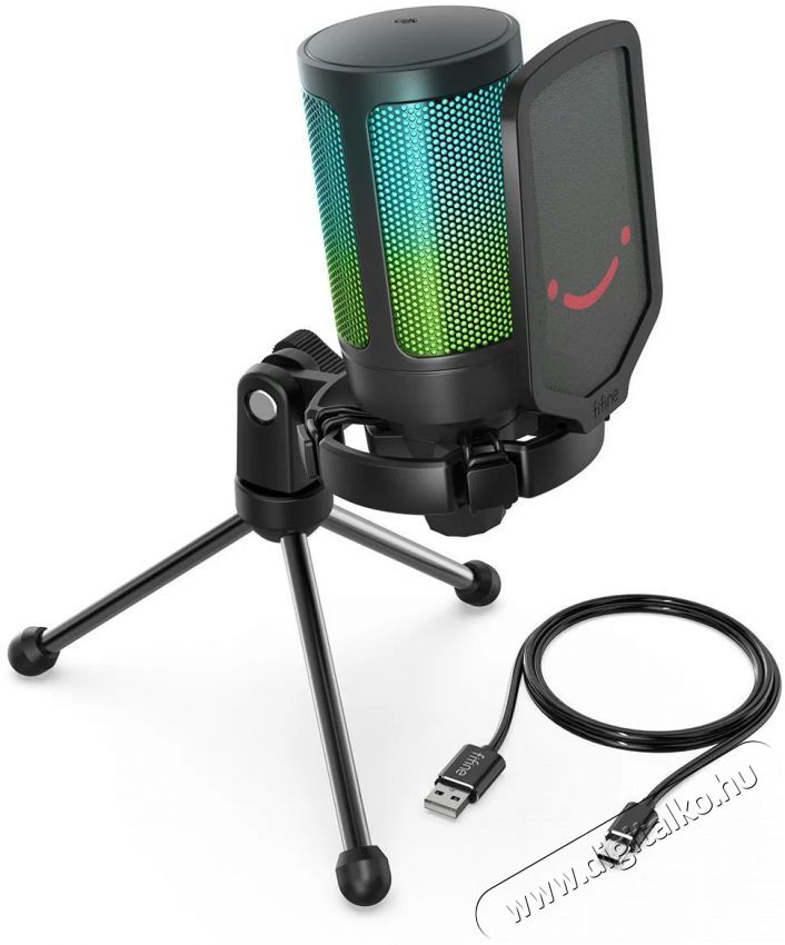 FIFINE A6V Fot&oacute;-Vide&oacute; kieg&eacute;sz&iacute;tők - Mikrofon - Fot&oacute;-vide&oacute; mikrofon - 524763