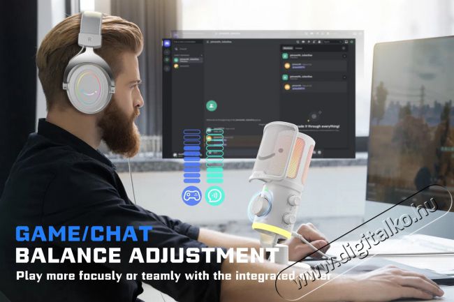 FIFINE AM6W Fot&oacute;-Vide&oacute; kieg&eacute;sz&iacute;tők - Mikrofon - Fot&oacute;-vide&oacute; mikrofon - 524765