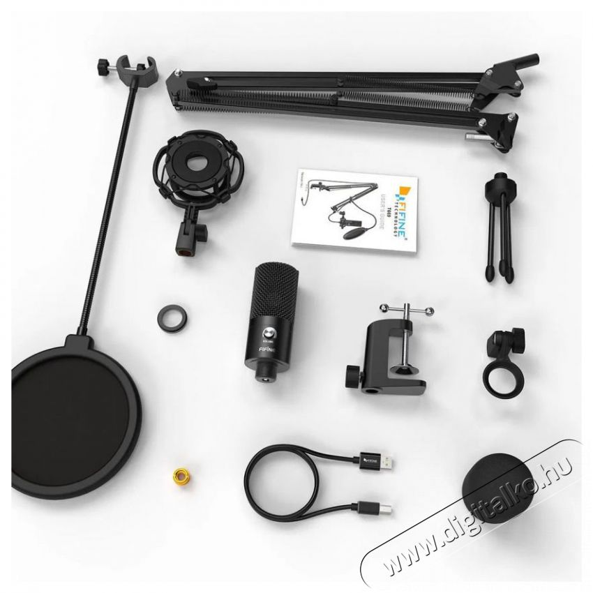 FIFINE T669 Fotó-Videó kiegészítők - Mikrofon - Fotó-videó mikrofon - 524762