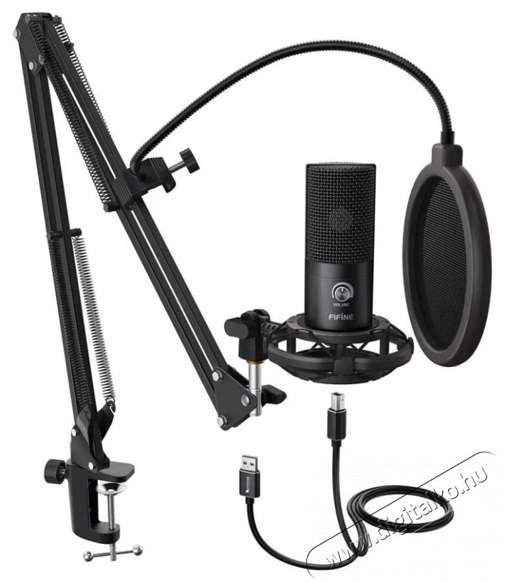 FIFINE T669 Fotó-Videó kiegészítők - Mikrofon - Fotó-videó mikrofon - 524762