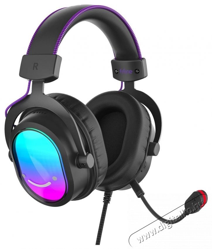 FIFINE H16 gamer fejhallgat&oacute; Audio-Video / Hifi / Multim&eacute;dia - F&uuml;l &eacute;s Fejhallgat&oacute;k - Fejhallgat&oacute; mikrofonnal / headset - 535203