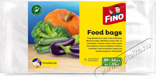 FINO mikrotén tasak, 30x45 cm, 50 darab, 6 l Konyhai termékek - Egyéb / Konyhai kiegészítő - 529471