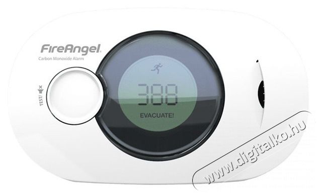 FIREANGEL FireAngel FA3322-INT CO érzékelő - LCD Háztartás / Otthon / Kültér - Biztonságtechnika - Füst- és szén-monoxid érzékelő - 404276