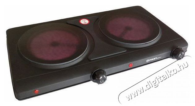 First Austria FA 5096-2 Konyhai kisg&eacute;p (s&uuml;t&eacute;s / főz&eacute;s / hűt&eacute;s / &eacute;telk&eacute;sz&iacute;t&eacute;s) Konyhai term&eacute;kek - S&uuml;tő-főzőlap, tűzhely (szabadon&aacute;ll&oacute;) - Elektromos főzőlap (szabadon&aacute;ll&oacute;) - 522683