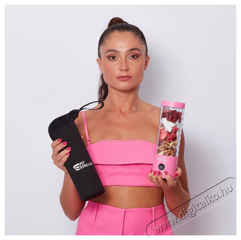 FitStream Pro r&oacute;zsasz&iacute;n, USB-C Konyhai kisg&eacute;p (elők&eacute;sz&iacute;t&eacute;s / feldolgoz&aacute;s) Konyhai term&eacute;kek - Konyhai kisg&eacute;p (elők&eacute;sz&iacute;t&eacute;s / feldolgoz&aacute;s) - Turmixg&eacute;p - 522686