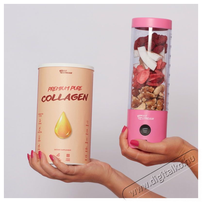 FitStream Pro r&oacute;zsasz&iacute;n, USB-C Konyhai kisg&eacute;p (elők&eacute;sz&iacute;t&eacute;s / feldolgoz&aacute;s) Konyhai term&eacute;kek - Konyhai kisg&eacute;p (elők&eacute;sz&iacute;t&eacute;s / feldolgoz&aacute;s) - Turmixg&eacute;p - 522686