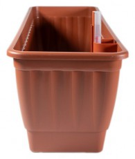 FLAIR 61496 hidrokultúrás terrakotta 60 cm balkonláda Háztartás / Otthon / Kültér - Kültér / kerti termék / grill - Kültéri / kerti szerszám - 507120