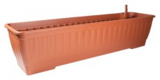 FLAIR 61498 hidrokultúrás terrakotta 80 cm balkonláda Háztartás / Otthon / Kültér - Kültér / kerti termék / grill - Kültéri / kerti szerszám - 507121
