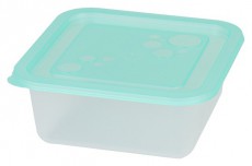 FLAIR 80052 Freezy 1,2L 3 db-os smaragdzöld négyzetes ételtároló hűtődoboz Konyhai termékek - Edény - Ételtároló - 507860