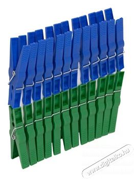 FLAIR-PLASTIC FLAIR 60936 24 db szett 80mm ruhacsipesz Háztartás / Otthon / Kültér - Egyéb háztartási termék - 513440