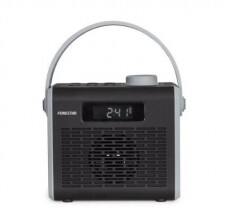 Fonestar R-2 N Bluetooth-os ébresztőórás, tölthető akkumulátoros hordozható rádió fekete Audio-Video / Hifi / Multimédia - Rádió / órás rádió - Hordozható, zseb-, táska rádió - 355356