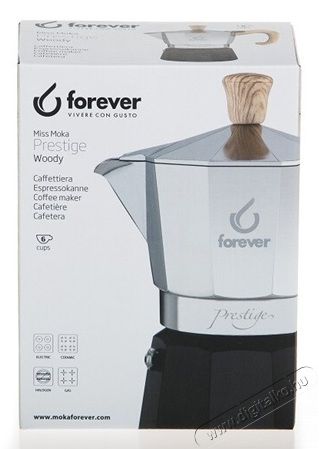 Forever 120239 Kotyogós kávéfőző - 6 személyes Konyhai termékek - Kávéfőző / kávéörlő / kiegészítő - Kotyogó kávéfőző