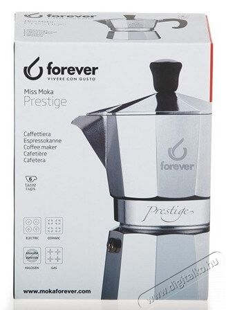 Forever 120115 Kotyogós kávéfőző - 3 személyes Konyhai termékek - Kávéfőző / kávéörlő / kiegészítő - Kotyogó kávéfőző