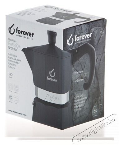 Forever 120228 KÁVÉFŐZŐ KOTYOGÓS 3 SZEMÉLYES Konyhai termékek - Kávéfőző / kávéörlő / kiegészítő - Kotyogó kávéfőző