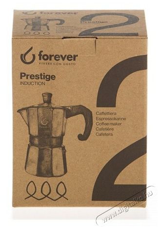 Forever 120401 KÁVÉFŐZŐ KOTYOGÓS 2 SZEMÉLYES Konyhai termékek - Kávéfőző / kávéörlő / kiegészítő - Kotyogó kávéfőző
