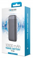 Forever TF-0116 TB-100M 10000mAh powerbank - fekete Mobil / Kommunikáció / Smart - Powerbank / Külső akkumulátor és töltő - 438062