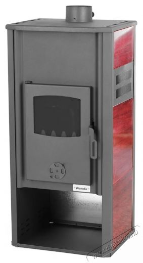 FORNELLO Ambasador E Bordeaux Kandall&oacute; f&aacute;val, brikettel &eacute;s sz&eacute;nnel, 22 kW, 49x45x103 cm H&aacute;ztart&aacute;s / Otthon / K&uuml;lt&eacute;r - Fűt&eacute;s - Kandall&oacute; - 536536