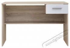 Forte Lupo &iacute;r&oacute;asztal, m&eacute;retek 110x52x72,3, Sonoma t&ouml;lgy/feh&eacute;r - Iroda &eacute;s sz&aacute;m&iacute;t&aacute;stechnika - Egy&eacute;b sz&aacute;m&iacute;t&aacute;stechnikai term&eacute;k - 536587