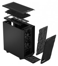 Fractal Design Meshify 2 Compact Fekete (Táp nélküli) ATX ház Iroda és számítástechnika - Egyéb számítástechnikai termék - 395853