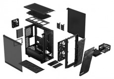 Fractal Design Meshify 2 Compact Fekete világos ablakos (Táp nélküli) ATX ház Iroda és számítástechnika - Egyéb számítástechnikai termék - 395870