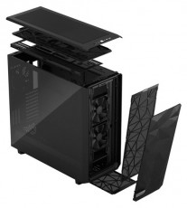 Fractal Design Meshify 2 XL Fekete világos ablakos (Táp nélküli) E-ATX ház Iroda és számítástechnika - Egyéb számítástechnikai termék - 395878
