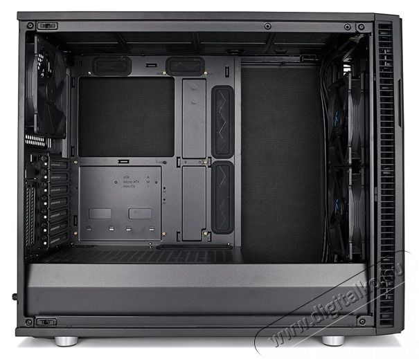Fractal Design Define R6 Blackout Fekete (T&aacute;p n&eacute;lk&uuml;li) E-ATX h&aacute;z Iroda &eacute;s sz&aacute;m&iacute;t&aacute;stechnika - Egy&eacute;b sz&aacute;m&iacute;t&aacute;stechnikai term&eacute;k - 420298