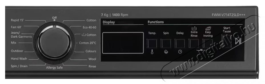 FRAM FWM-V714T2SLD+++ Mos&oacute;g&eacute;p H&aacute;ztart&aacute;s / Otthon / K&uuml;lt&eacute;r - Mos&oacute;g&eacute;p / sz&aacute;r&iacute;t&oacute;g&eacute;p - El&ouml;lt&ouml;ltős norm&aacute;l (60cm-ig) mos&oacute;g&eacute;p - 535210