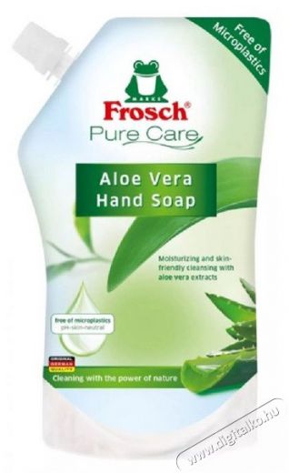 FROSH Frosch Aloe Vera 500ml folyékony szappan utántöltő Háztartás / Otthon / Kültér - Fürdőszoba / wc - Folyékony szappan - 479116
