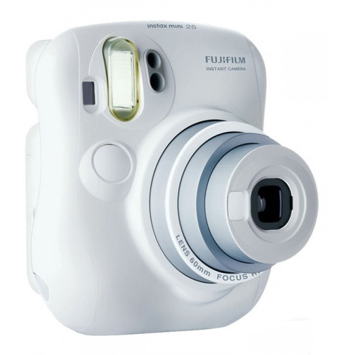 FujiFilm Fuji Instax Mini 25 - fehér Fényképezőgép / kamera - Kompakt fényképezőgép - Analóg fényképezőgép - 289956