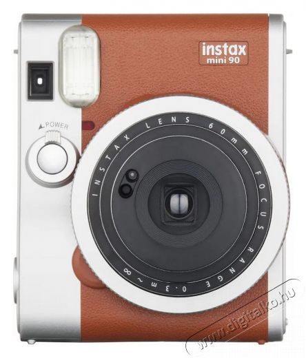 FujiFilm Instax mini 90 kamera, barna Fényképezőgép / kamera - Kompakt fényképezőgép - Normál tudású kompakt - 300010