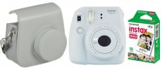 FujiFilm Instax Mini 9 - fehér + tok + x10film Fényképezőgép / kamera - Kompakt fényképezőgép - Analóg fényképezőgép - 330946