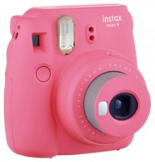 FujiFilm Instax Mini 9 - rózsaszín + tok + x10film Fényképezőgép / kamera - Kompakt fényképezőgép - Analóg fényképezőgép - 330943
