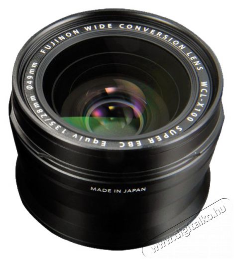 FujiFilm 19mm WCL-X100B Wide Angle objektív - fekete Fotó-Videó kiegészítők - Objektív - Fix fókuszú objektív - 278563