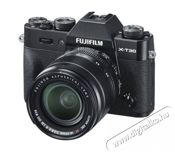 FujiFilm X-T30 f&eacute;nyk&eacute;pezőg&eacute;p + XF 18-55MM objekt&iacute;v szett - fekete F&eacute;nyk&eacute;pezőg&eacute;p / kamera - MILC cser&eacute;lhető objekt&iacute;ves kompakt f&eacute;nyk&eacute;pezőg&eacute;p - 349538