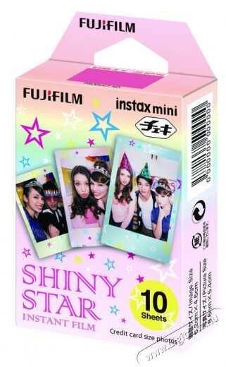 FujiFilm Instax Mini film Shiny Star Fotó-Videó kiegészítők - Kisméretű fotónyomtató - Fotópapír - 303201