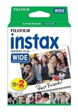 FujiFilm Fuji INSTAX Film Reg Glossy Wide (20lap) Fotó-Videó kiegészítők - Kisméretű fotónyomtató - Fotópapír - 291304