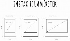 FujiFilm Instax Square film 2x10lap/csomag Fotó-Videó kiegészítők - Kisméretű fotónyomtató - Fotópapír - 363412